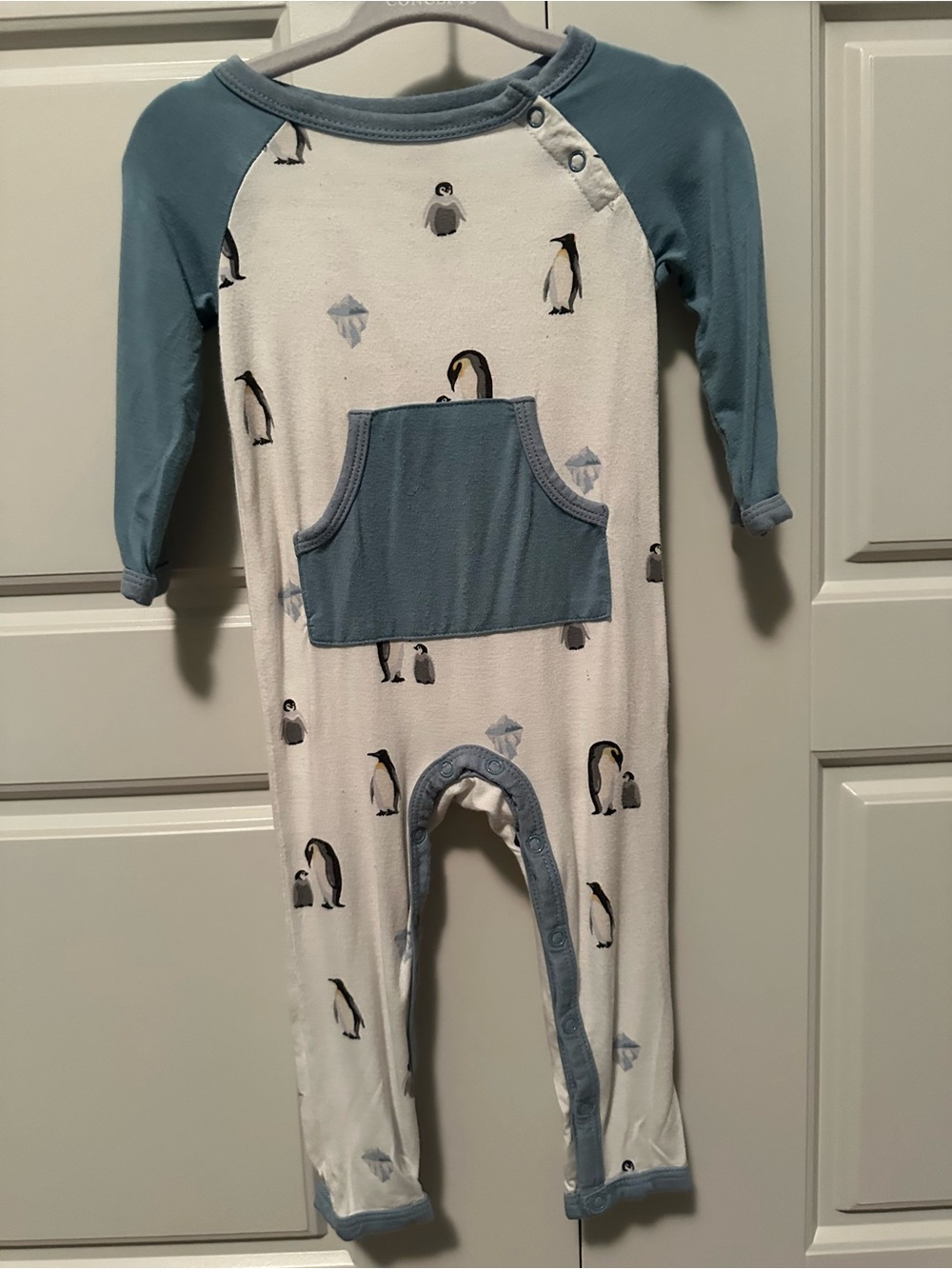 Kyte Baby penguin romper